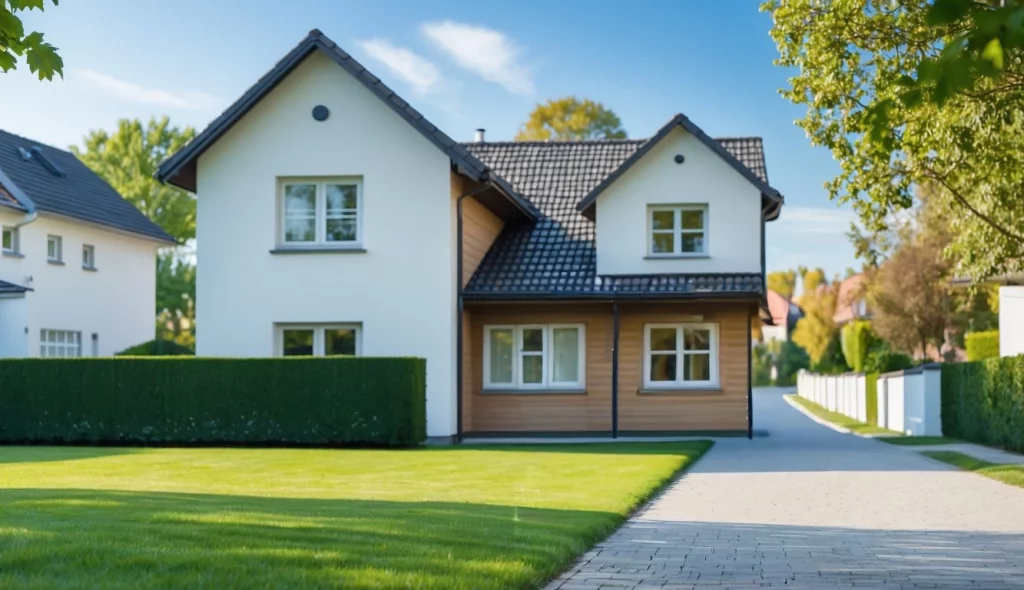 Das Bild zeigt ein gepflegtes Einfamilienhaus für eine Erbschaftsimmobilie in Pinneberg