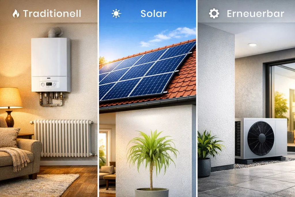 Ein Vergleich der unterschiedliche beheizungsarten 2026